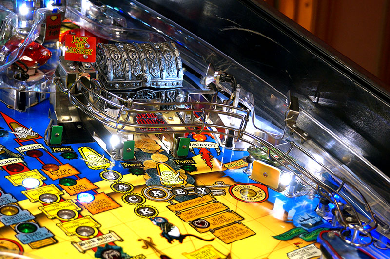 Pirates of the Caribbean Pinball Machine - Jack The Monkey Ramp